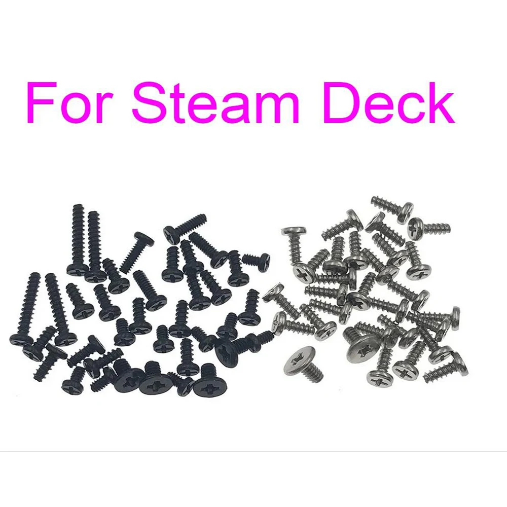 Juego completo de tornillos de cubierta de vapor, tornillos de cubierta trasera de consola de juegos Steam Deck, kit de reparación de comando, accesorios de juego - imagen 3