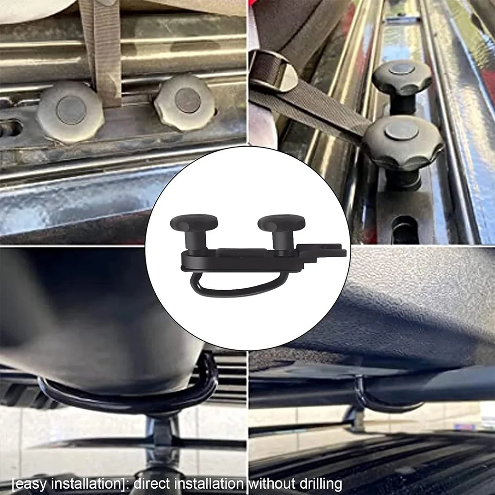 Abrazaderas de pernos en U de Metal para coche, abrazadera para portaequipajes, caja de techo Universal, Kit de montaje de furgoneta, abrazaderas de pernos en U para furgoneta, accesorios para equipaje