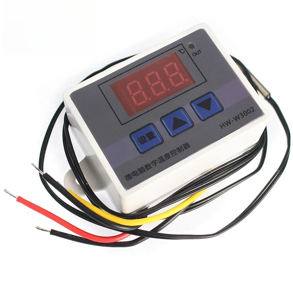Controlador de temperatura LED Digital XH-W3002 W3002 12V 24V 220V pantalla LED termostato interruptor termómetro nuevo termorregulador - imagen 4