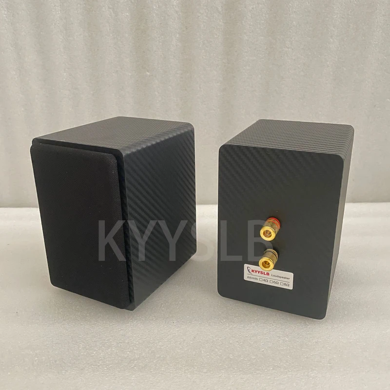 Altavoz cuadrado de 3 pulgadas, Caja vacía para amplificador de Audio doméstico, pequeño Audio HIFI, altavoz pasivo de madera, chasis para casa - imagen 3