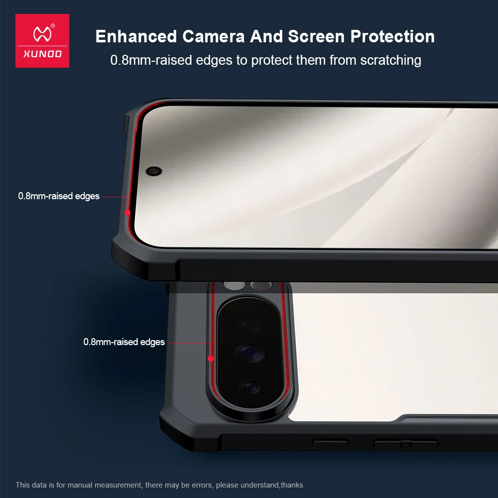 Para Google Pixel 10 Pro XL чехол Xundd Airbags a prueba de golpes PC + Funda trasera de TPU Funda antihuellas - imagen 4