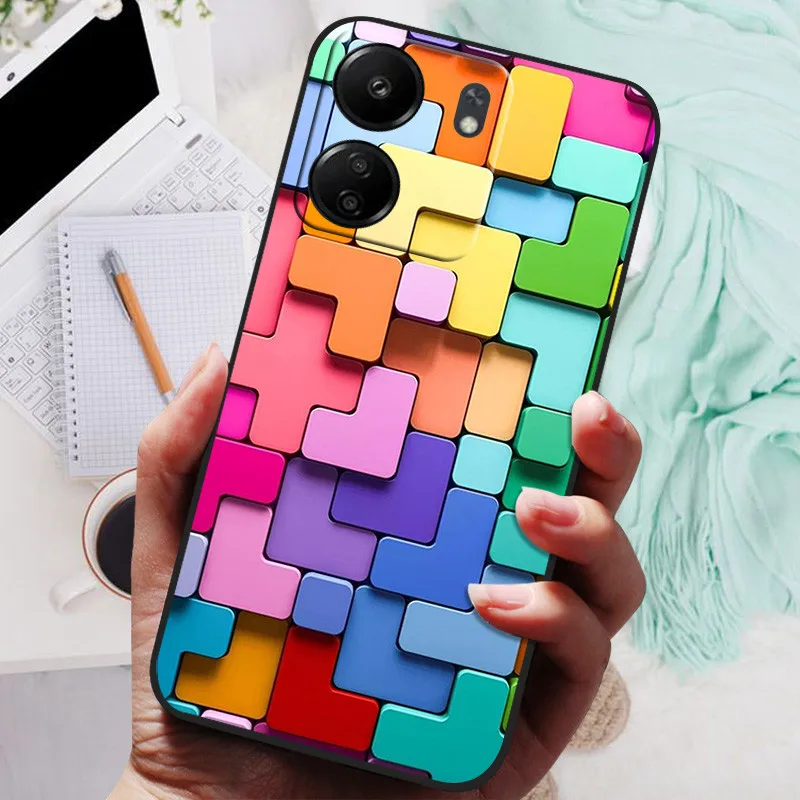 Para Xiaomi Redmi 13C Funda de mármol Funda de teléfono de silicona suave a prueba de golpes TPU Funda para Redmi 13C 13 C Capa protección de impresión bonita - imagen 2