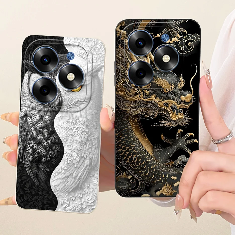 Para Tecno Spark 20 20C funda nueva funda de lujo con dibujos de dulces funda de teléfono suave de TPU para Tecno Spark 20 Pro Plus Spark20 C Fundas bolsas - imagen 3