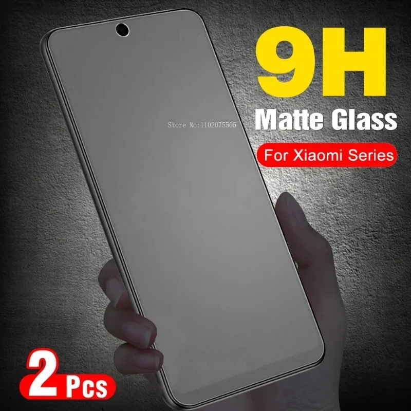 2 uds vidrio templado mate para Xiaomi 13 12T 11T 10T Pro Mi 11i 5G 12TPro 11TPro Mi13 13T Mi11i 9h protectores de pantalla de teléfono - imagen 2