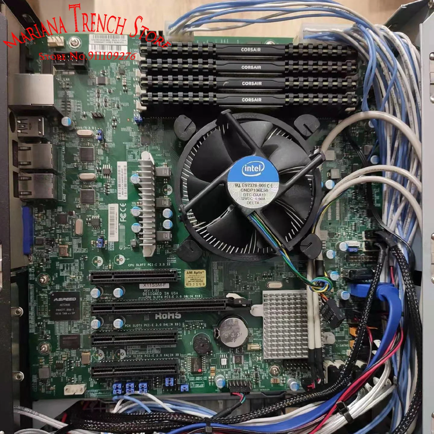 X11SSM-F para placa base Supermicro MicroATX LGA1151 E3-1200 v6/v5 7.a/6a generación. Core i3 Serie 8 SATA3 (6 Gbps) IPMI 2.0 - imagen 4