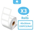 3 Rolls 40x30mm