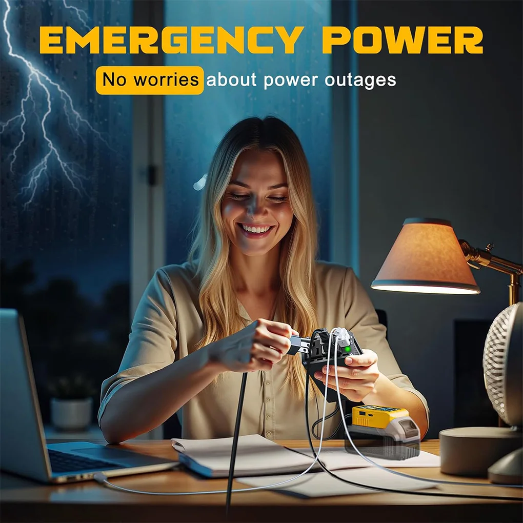 Convertidor inversor de coche 300W DC 20V a 110V 220V encendedor de cigarrillos a enchufes adaptador inversor USB de carga rápida enchufe estadounidense - imagen 2