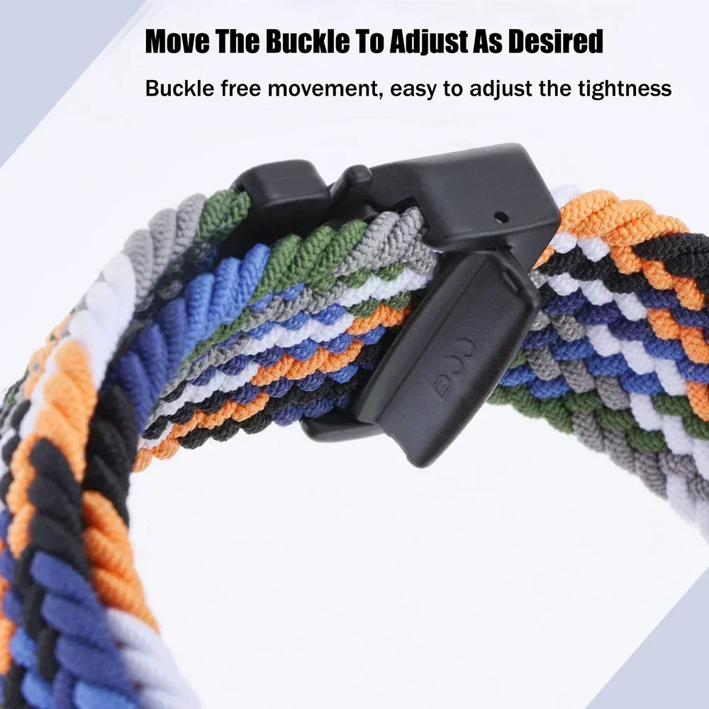 Correa de nailon trenzado para Huami AMAZFIT GTR 4 3 Pro GTR 2 2e 47mm GTS 4 3 banda para Huami Amazfit BIP 5 pulsera suave de 20mm 22mm - imagen 5