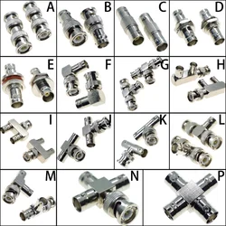 Conector BNC Coaxial RF Macho Hembra Kit Cobre Latón