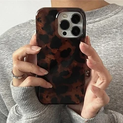 Funda Silicona Retro Láser Ámbar iPhone 17 16 15 Pro Max Antigolpes