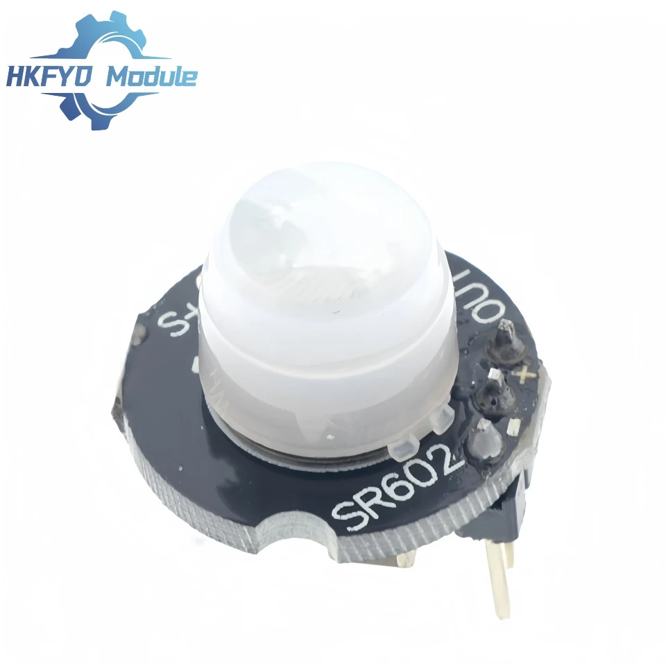 1-50 Uds SR602 MINI módulo Detector de Sensor de movimiento kit PIR infrarrojo piroeléctrico soporte de interruptor sensorial para arduino Diy con lente - imagen 4