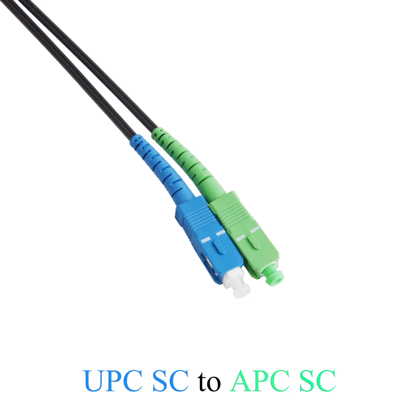 Cable de extensión de fibra óptica APC SC a UPC SC, línea de conversión exterior monomodo de 1 núcleo, Cable óptico de 120M/150M/200M/250M/300M - imagen 2