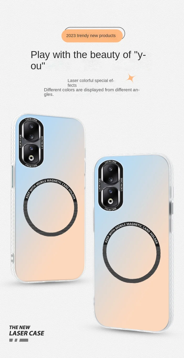 Funda dura magnética para Huawei Honor 90, 80, 70, 60, 50 Pro, carga inalámbrica - imagen 2