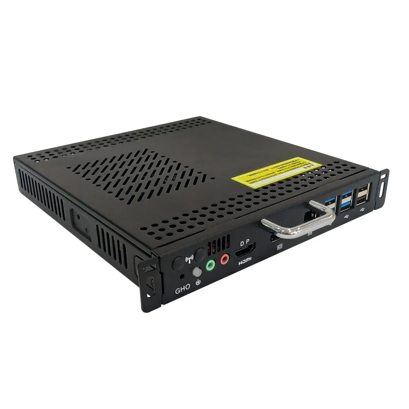 TexHoo-Mini PC con procesador Intel Core i5 12450H, Windows 11 Pro, DDR4, SSD, para conferencia, pantalla de enseñanza, Host incorporado, 30MM - imagen 2
