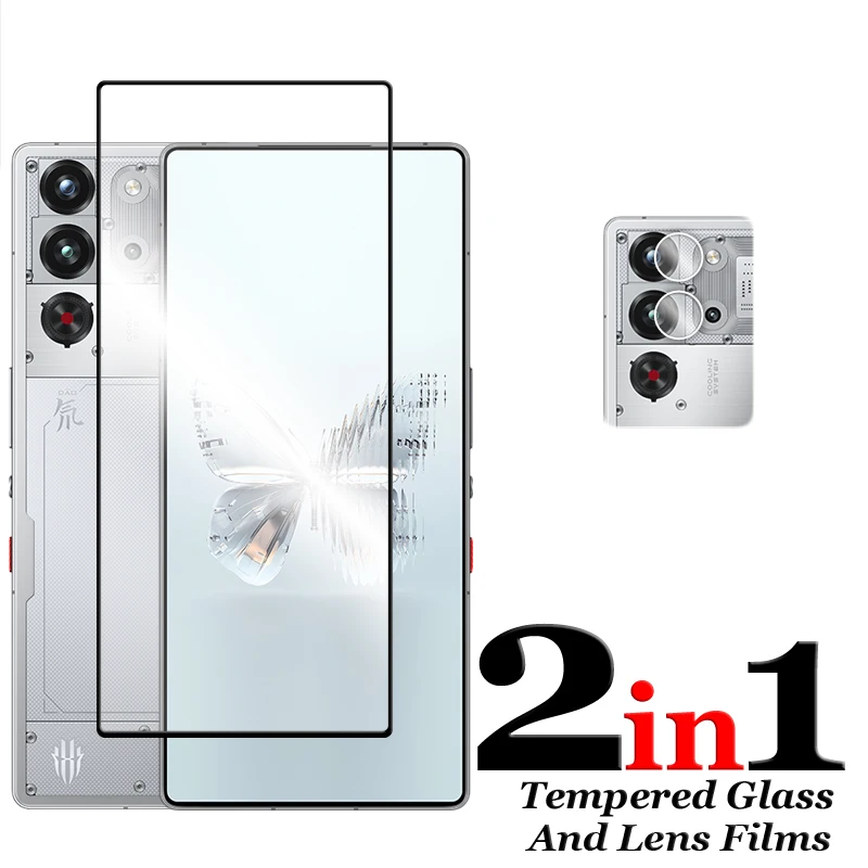 Para Nubia Red Magic 10 Pro + vidrio para Red Magic 10 Pro vidrio templado 2.5D cubierta completa HD Protector de pantalla para Red Magic 10 Pro + - imagen 4