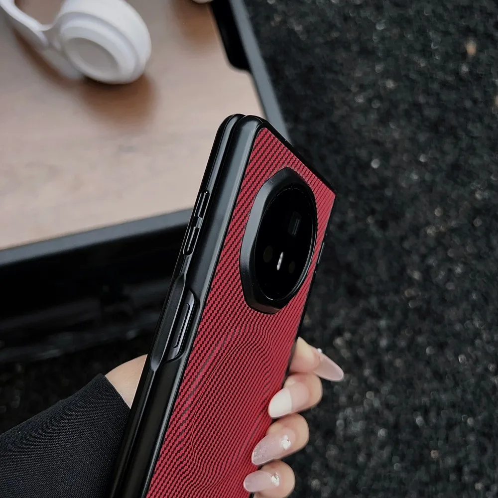 Para Huawei Honor Magic V5 funda dura de fibra de carbono magnética MagSafe funda protectora trasera para Honor Magic V5 V3 carcasa de teléfono - imagen 5