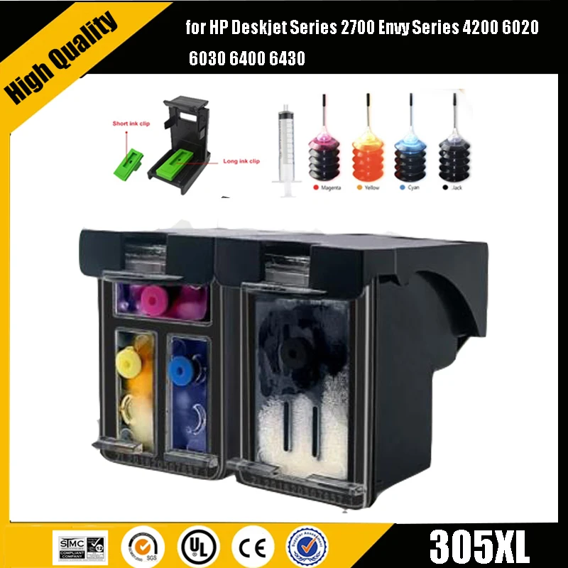 Einkshop-cartucho de tinta 305XL, recambio de tinta Compatible con HP 305 XL, Hp305, HP Deskjet Series 2700, Envy Series 4200, 6020, 6030, 6400 - imagen 2