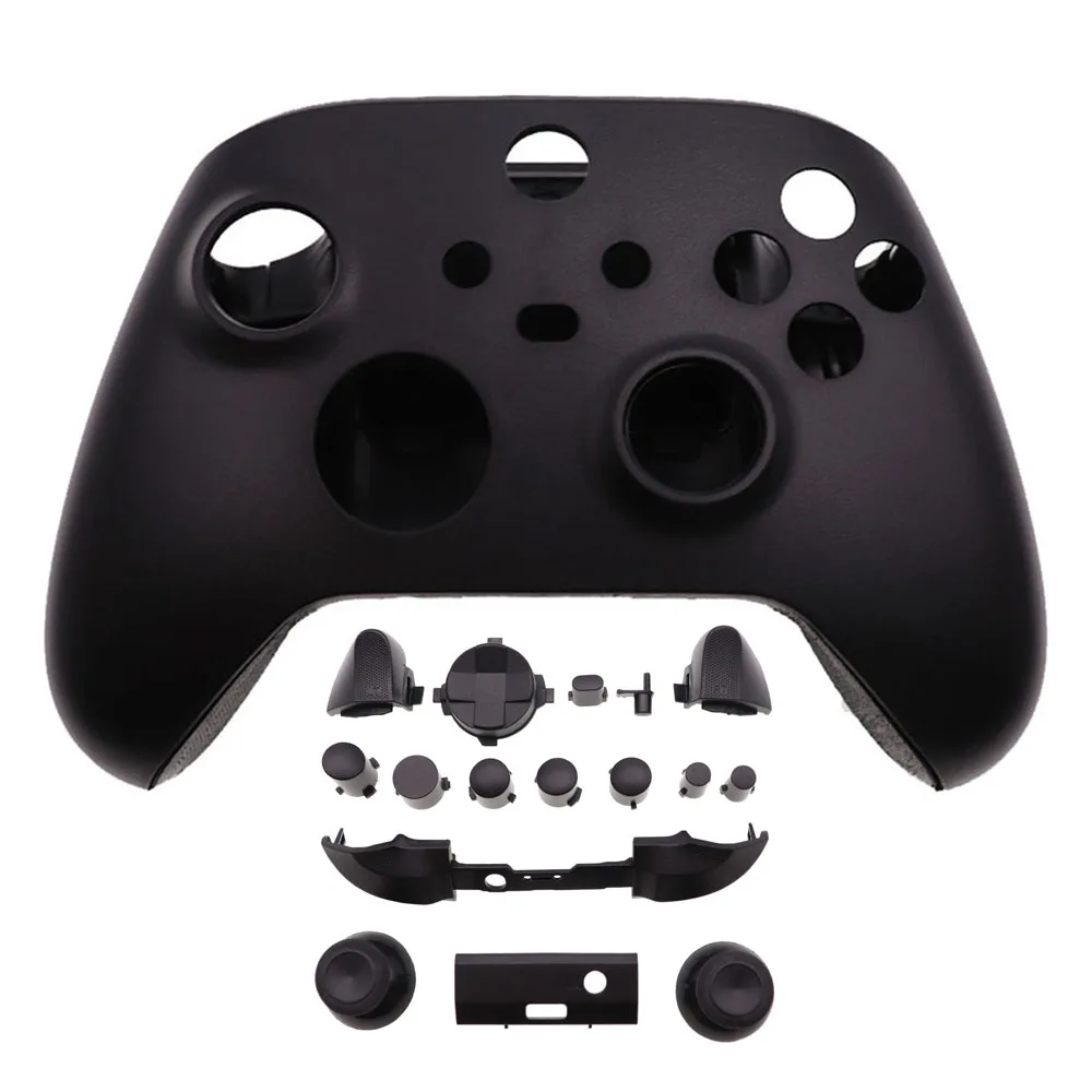 1 Juego de funda protectora para controlador Xbox Series X S, carcasa frontal y botones completos - imagen 2