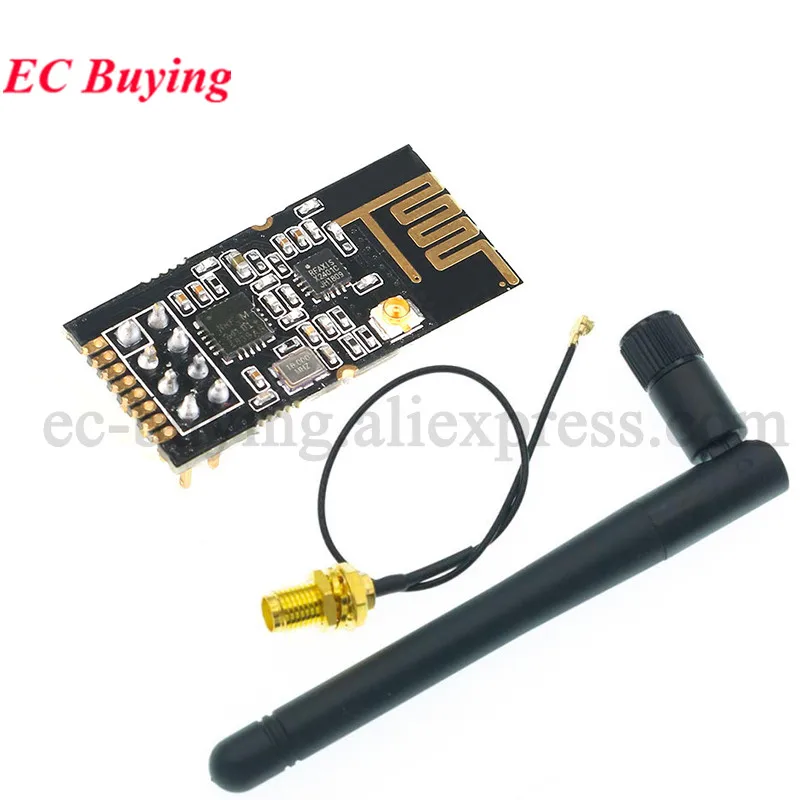 GT-24 2,4G SMD NRF24L01 1100 metros de larga distancia NRF24L01 + PA + LNA SMD módulos inalámbricos 1100 metros antena 2,4G