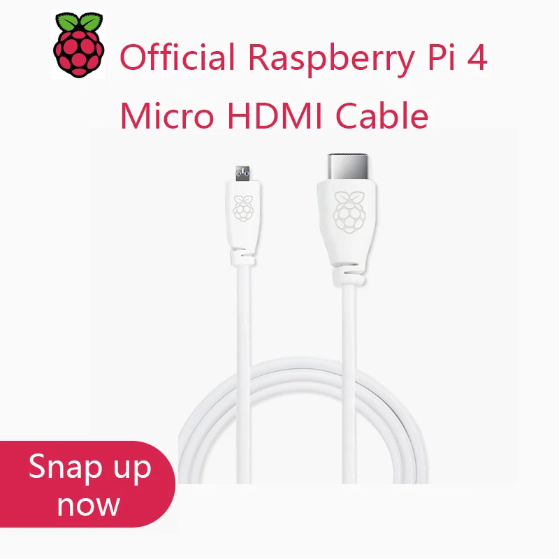 Raspberry Pi 4, 5 Micro HDMI A HDMI estándar (A/M), Cable de 1m y 2m