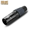 Black XLR male black