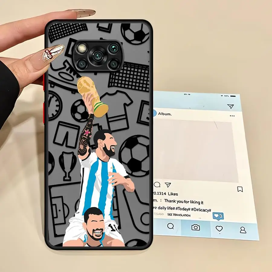 Cool fútbol deportes hombre TPU funda de teléfono para Xiaomi Poco X3 Pro X3 NFC M5s X5 Pro C40 F3 X4 Pro 5G C51 C50 - imagen 2