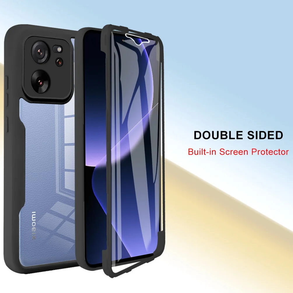 Funda protectora de pantalla doble para móvil, carcasa completa para Xiaomi 13T Pro, 13T, 13 Pro, 12T Pro, 12S, 12X, 12, 11T Pro, 11 Lite, 11 - imagen 3