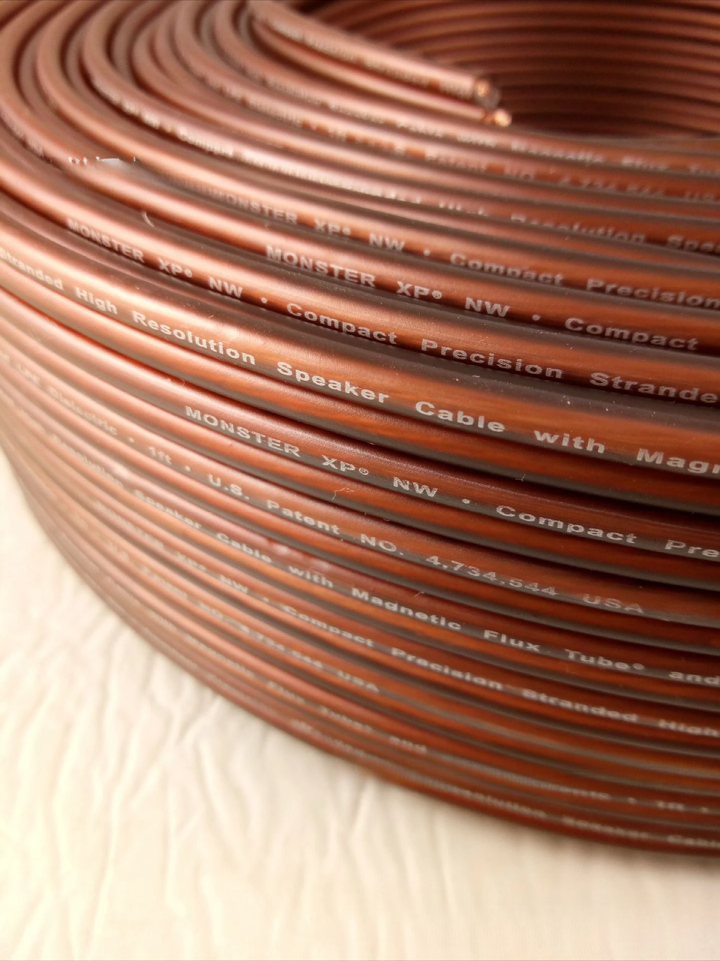 Cable de audio marrón de 400 núcleos, cable de altavoz de fiebre de cobre puro, cable de altavoz, cable de altavoz de cuero suave de alta elasticidad - imagen 4