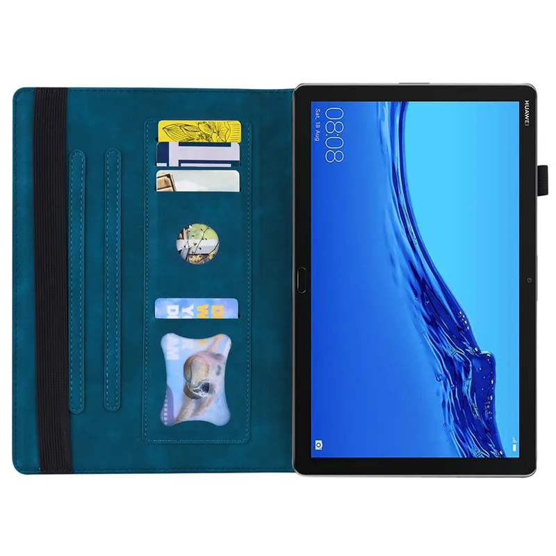 Funda de tableta para Huawei Mediapad M5 Lite 8, Funda de cuero PU de lujo, billetera con soporte, funda con tapa para Huawei Mediapad M5 Lite 8 - imagen 5