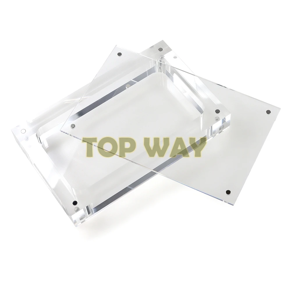 Caja acrílica magnética de almacenamiento transparente para consola de juegos, soporte de exhibición para 2DS XL LL, 10 piezas, nuevo 2dsxl - imagen 4