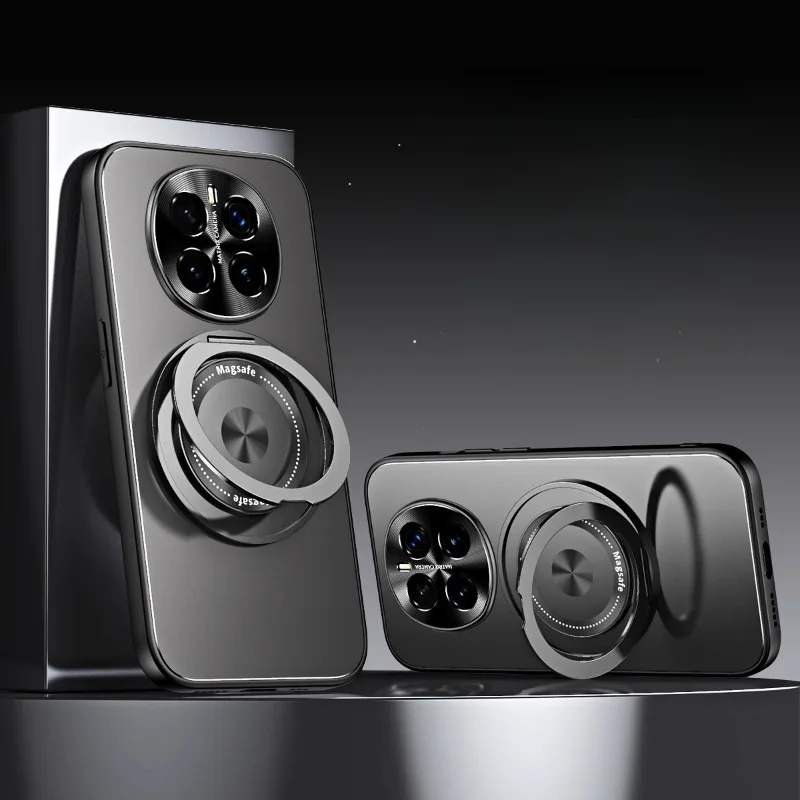 Cubierta magnética mate con soporte de anillo para Honor Magic 8 Pro Magic8 Lite, cubierta protectora de parachoques duro para Honor Magic 8 7 Pro X9D