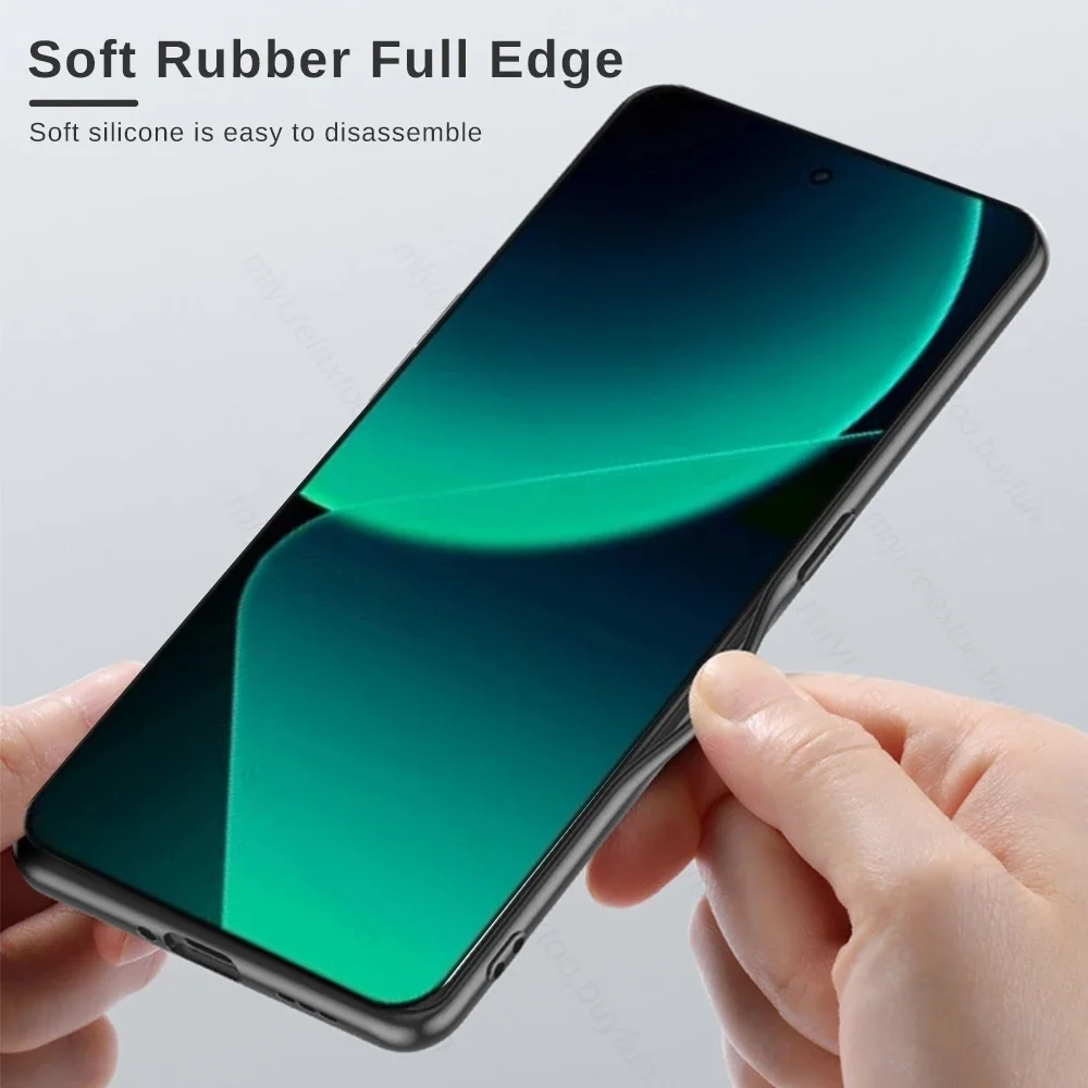 Funda de piel de oveja para Xiaomi 14T Pro POCO X7pro, protección mate para cámara, borde suave, parachoques a prueba de golpes para Xiaomi 14Tpro Mi14 T - imagen 5