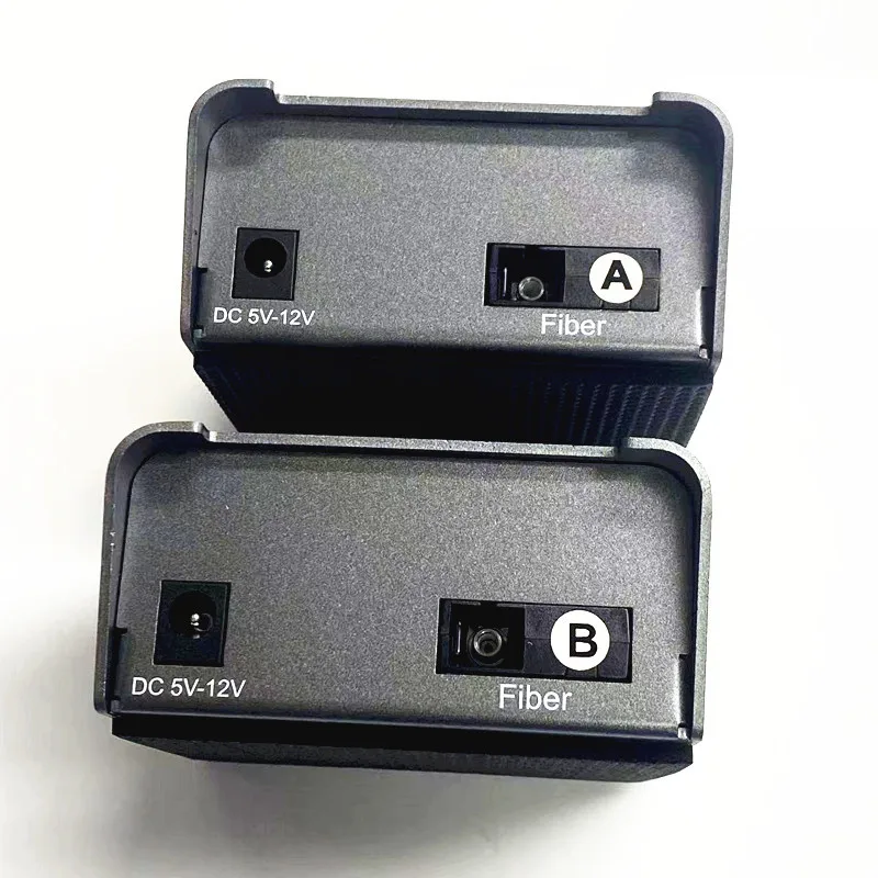 Transceptor de extensión de fibra óptica de Audio XLR de 2 vías sobre cable óptico de fibra SC, extensor de Audio equilibrado XLR de hasta 20km, 2 canales - imagen 5
