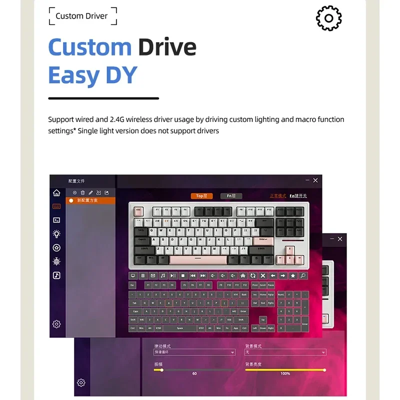 Teclado mecánico Attack Shark M87 Pro, intercambiable en caliente, Bluetooth, USB, 2,4 GHz, teclado mecánico OLED multimodo TKL RGB tipo C para jugadores - imagen 5