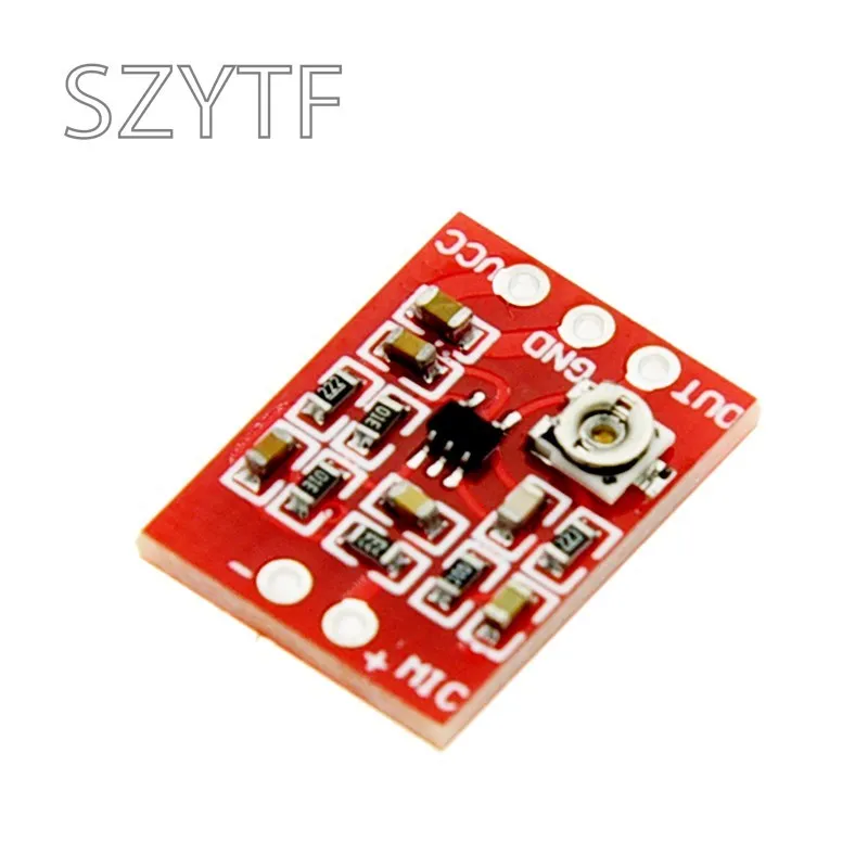 Placa amplificadora de micrófono eléctrico MAX4466, módulo de ganancia de captación ajustable, etapa frontal