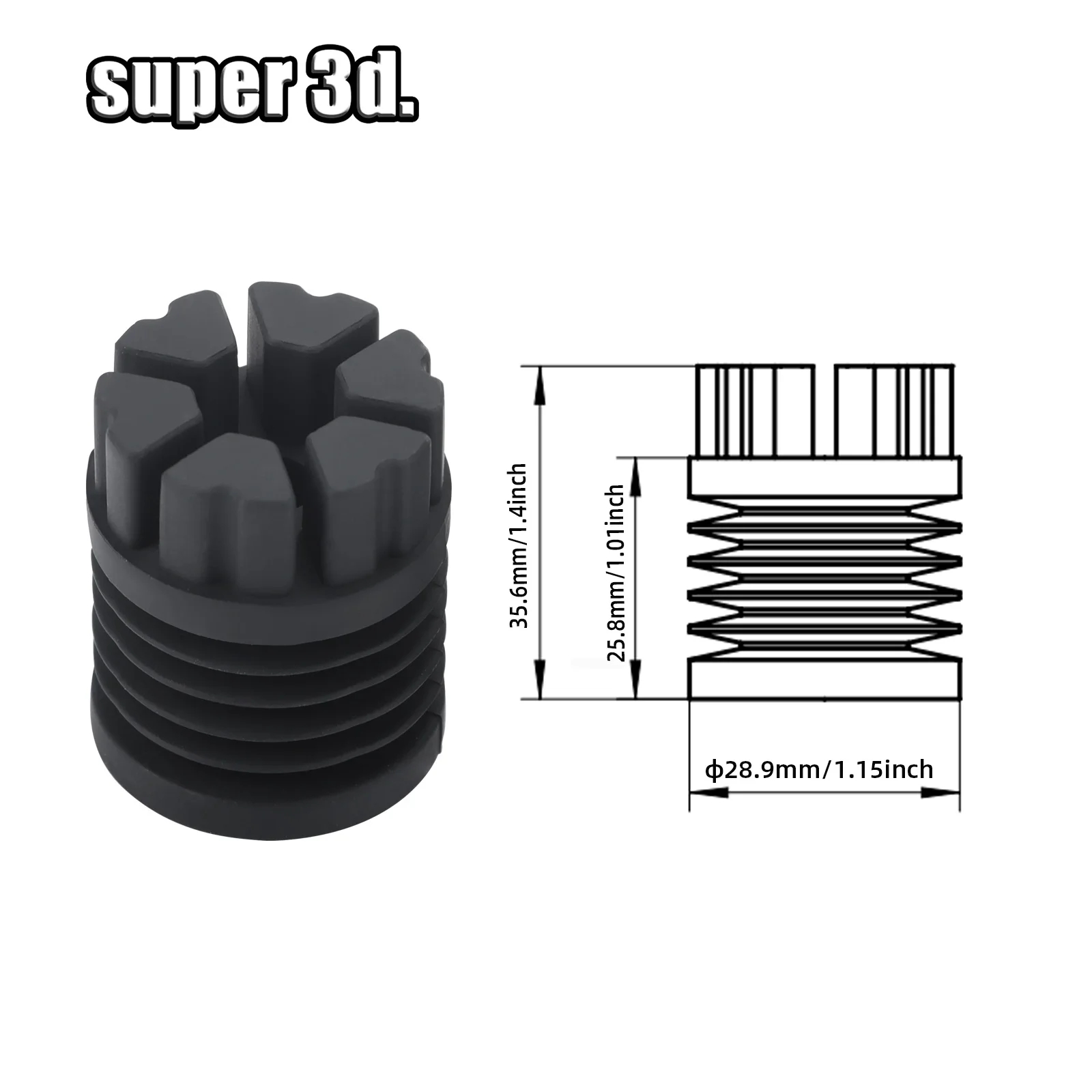 Bambu Lab P1P P1S pies antivibración antideslizante antigolpes a prueba de polvo almohadilla de pie de silicona bambú Bambulabs X1/X1C piezas de impresora 3D - imagen 4