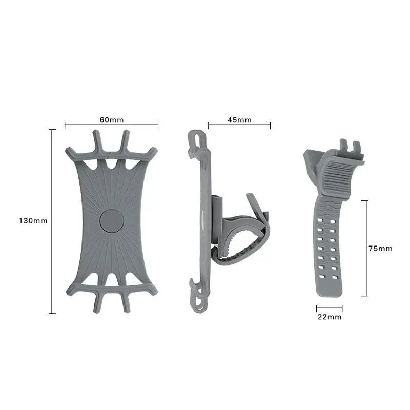 360 °   Soporte para teléfono extraíble Soporte universal para teléfono para bicicleta, motocicleta, scooter Soporte para teléfono para teléfonos inteligentes de 4 "a 7" - imagen 4