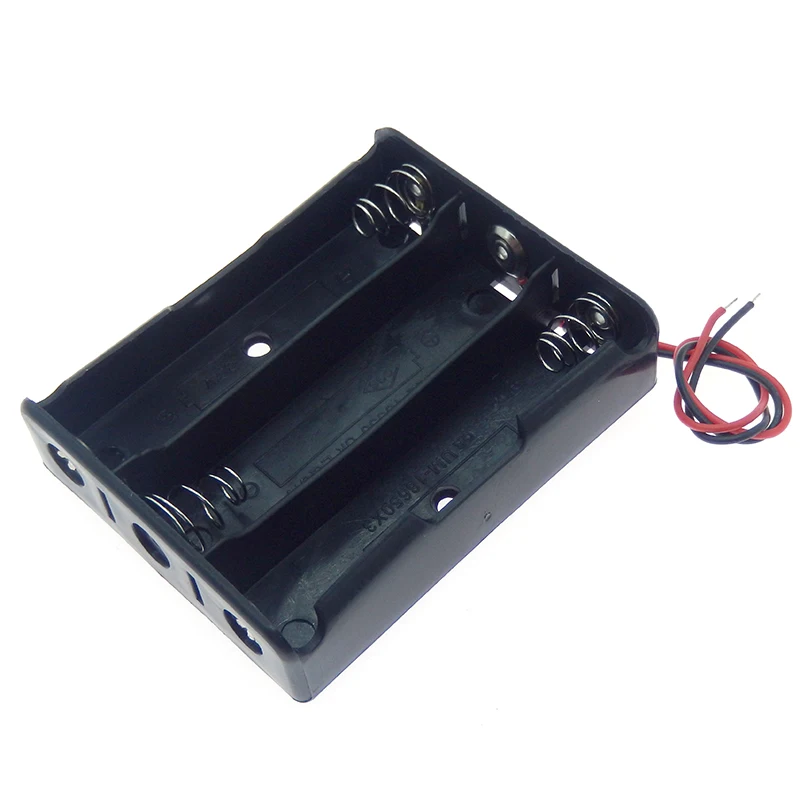 Caja de plástico para almacenamiento de batería 18650, contenedor con cable de plomo, 1, 2, 3, 4, AA 18650 - imagen 5