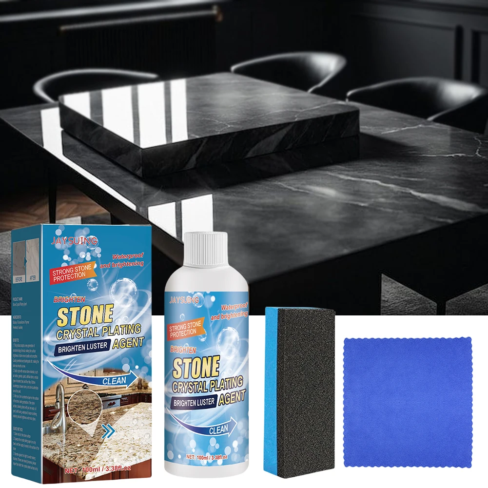 Agente Chapado en cristal de piedra, agente de pulido y recubrimiento de piedra, mármol, cuarzo, azulejo, anticorrosión, 100ml, 1-5 Juegos - imagen 3