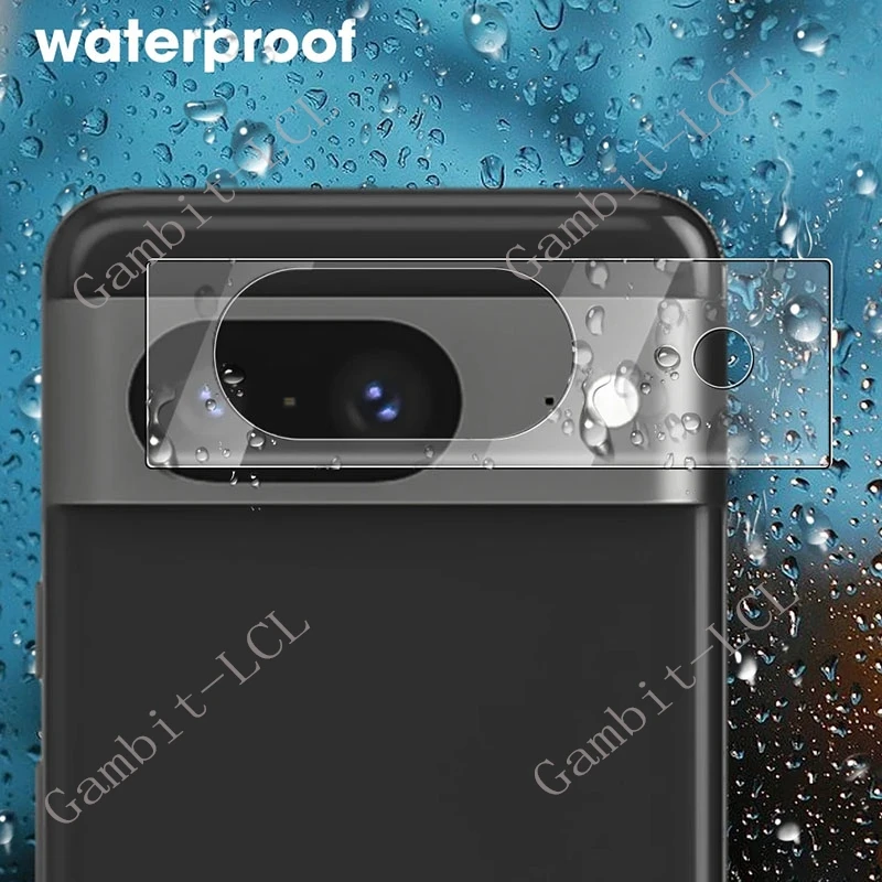 Lente de cámara Integral 3D para Google Pixel 8A, vidrio templado en Pixel8Pro Pixel8 8Pro, película protectora de pantalla trasera - imagen 2
