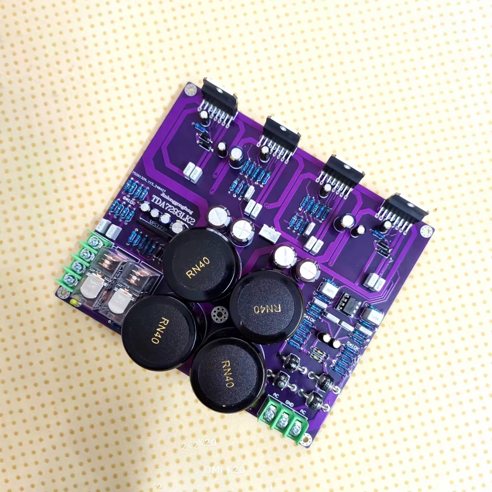 Placa amplificadora de potencia HiFi de calefacción paralela dual de doble canal DA7293LK2 15,8 × 13,7 × 1,6 cm para TDA7293 - imagen 5