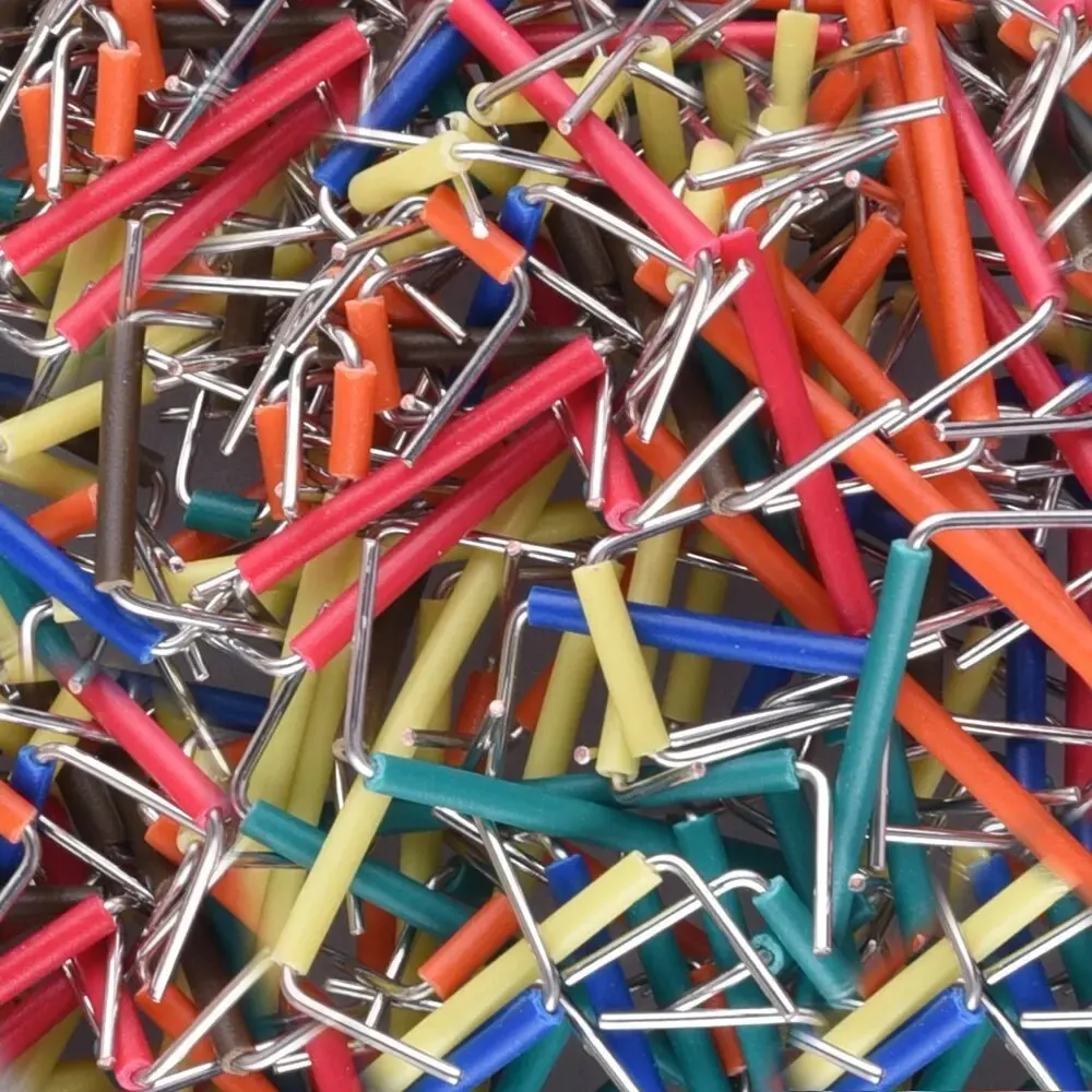 Kit de cables de puente de 14 longitudes, cables de puente preformados surtidos con caja de almacenamiento, 560 unidades - imagen 5