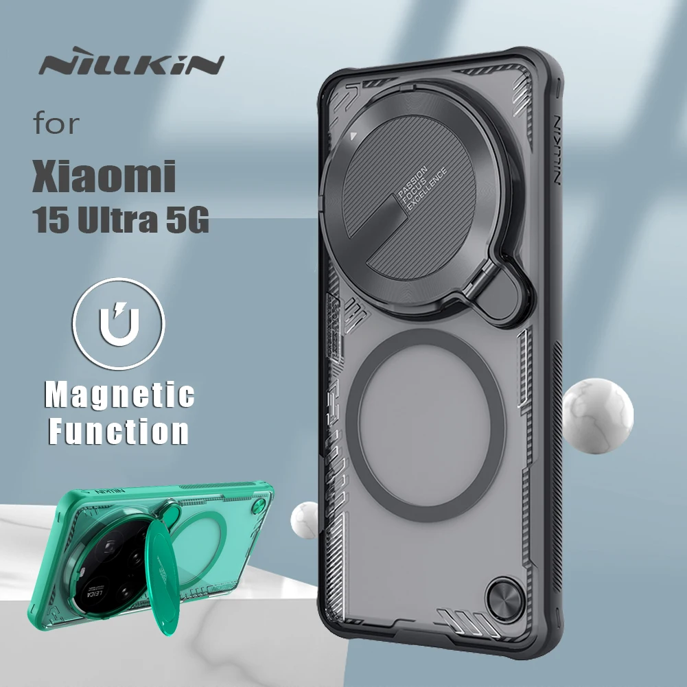 For Xiaomi 15 Ultra 5G Magnetic case Nillkin iceblade Prop Camera Protection with Stand Back cover Protect For Mi 15 Ultra - imagen 2
