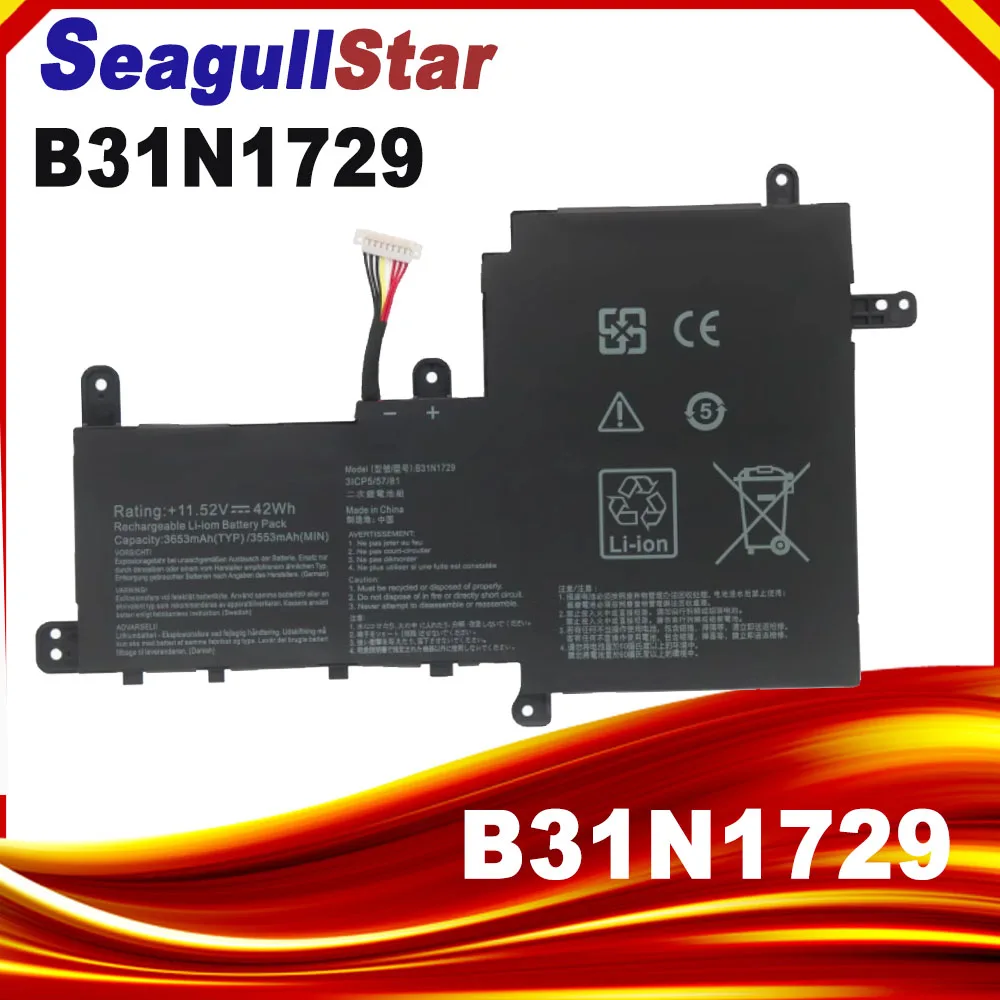 B31N1729 batería del ordenador portátil para ASUS VivoBook S15 S530 S530F S530FA S530FN S530UA S530UF S530UN X530FN X530FN-1A S5300UN