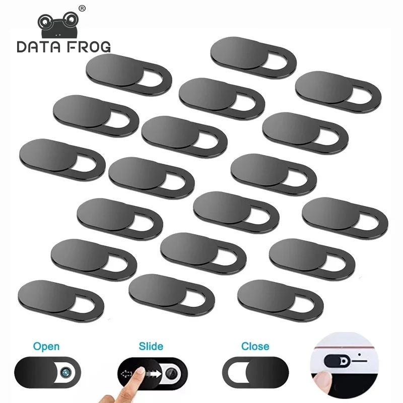 DATA FROG-funda para cámara web, obturador deslizante, Protector de privacidad para cámara, portátil, PC, Macbook, iPhone, iPad, magnético, antiespía