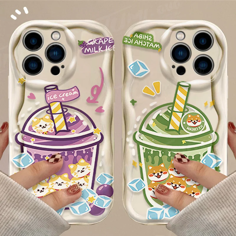 Funda de silicona a prueba de golpes para iPhone, carcasa con diseño 3D de perro Shiba Inu, para modelos 15, 14, 13, 12, 11 Pro Max, X, XR, XS, 8, 7, 6, 6S Plus, SE 2020 - imagen 3