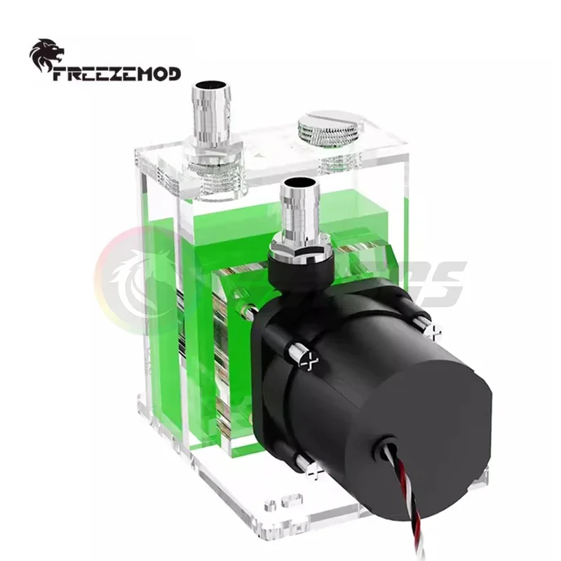 FREEZEMOD depósito de bomba de agua AIO para teléfono móvil/portátil/instrumento Industrial refrigeración por agua silenciosa, flujo 600-700L/H PUB-ST600 - imagen 2