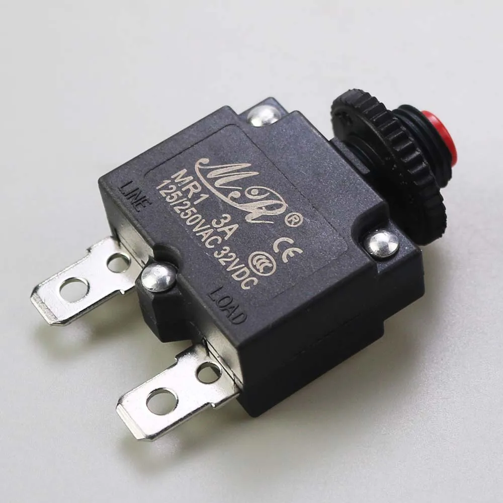 1 Uds 3A 4A 5A 6A 7A 8A 10A 12A 15A 20A disyuntor Protector de sobrecarga interruptor fusible sobrecarga reset seguro - imagen 5