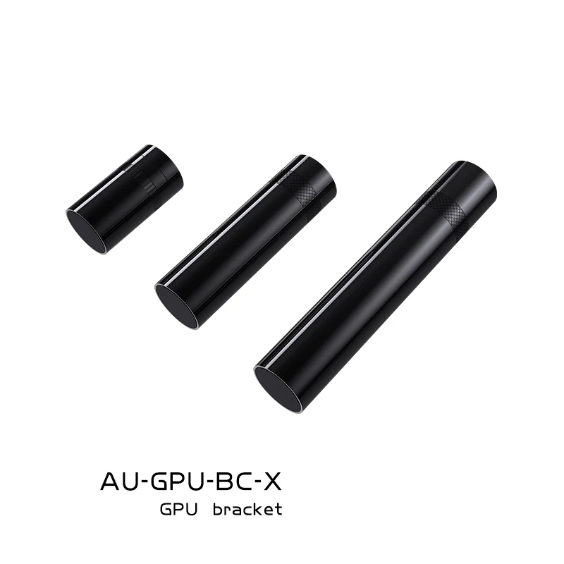 Azieru GPU Soporte telescópico de aluminio/soporte de soporte para fijar tarjeta de vídeo en la caja de la computadora AU-GPU-BC-X
