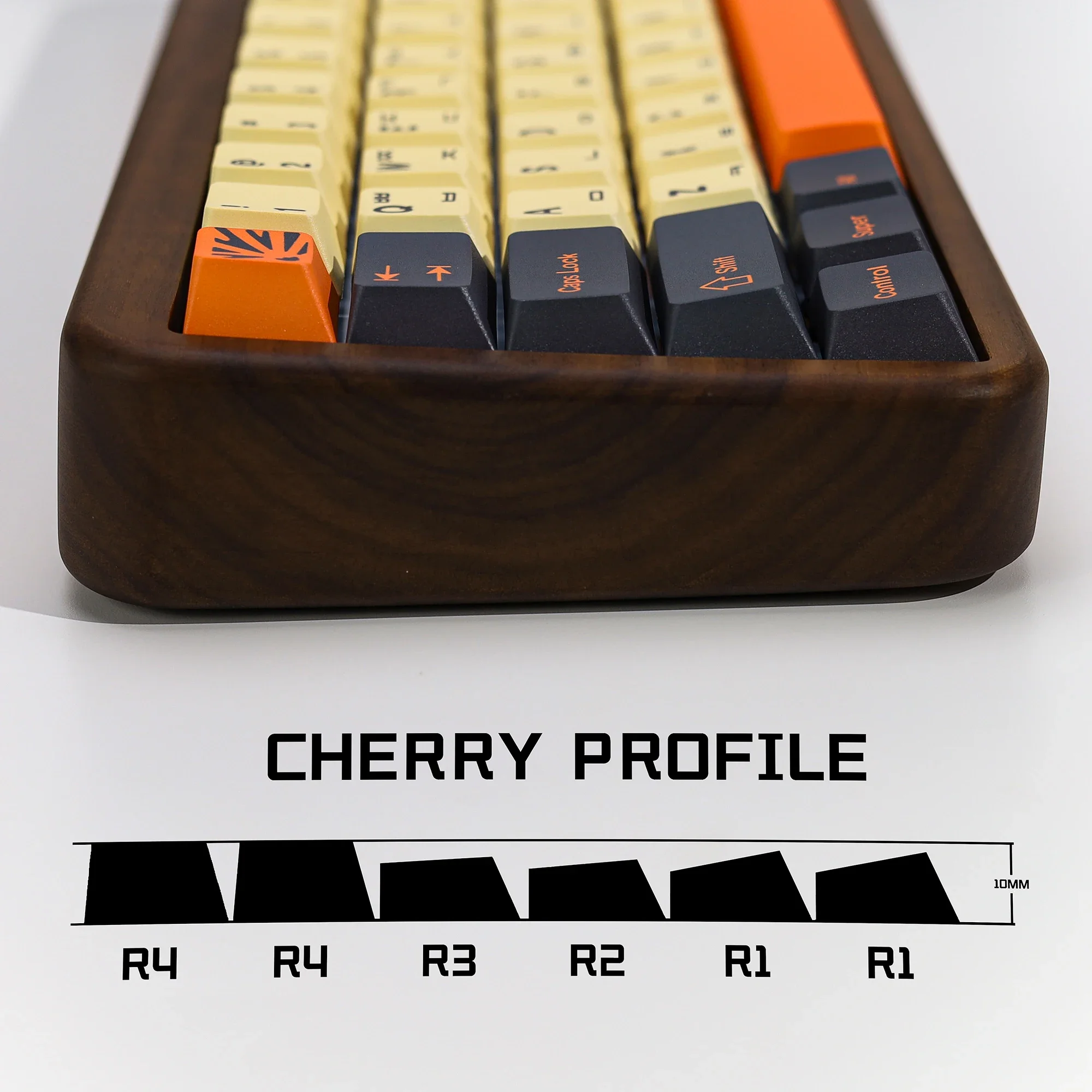 KBDiy 체리 프로파일 PBT 카본 한국어 키캡 커스텀 (기계식 키보드 키캡) MX 스위치용 143키 Aula F87 F108 F99 - imagen 4